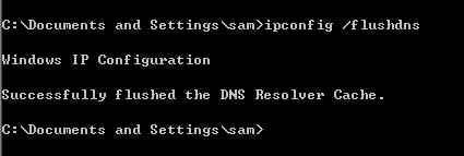 清除本机DNS缓存命令