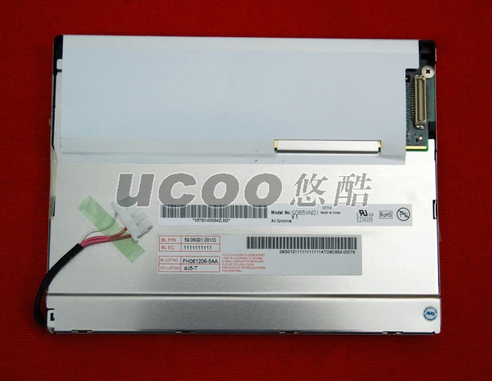 全新原装 G065VN01 V.2 V.1 V.0 AUO（友达）6.5寸 工业液晶屏，640*480分辨率