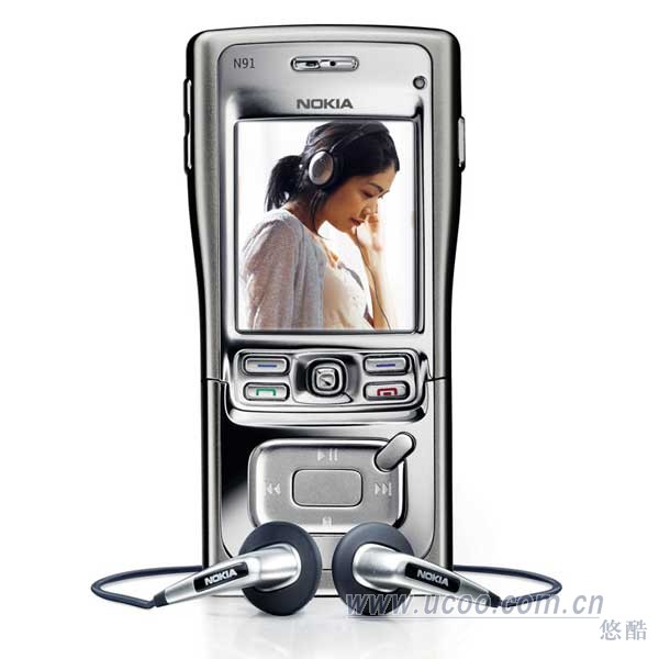 诺基亚NOKIA N91 滑盖 智能 音乐手机