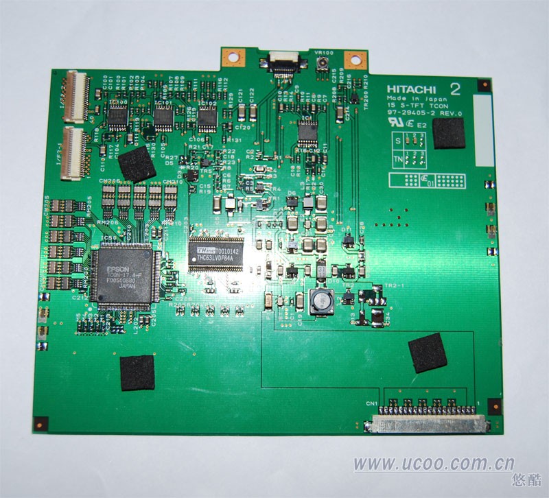日立15寸TX38D液晶屏驱动背板，OSD控制板驱动板/AD板