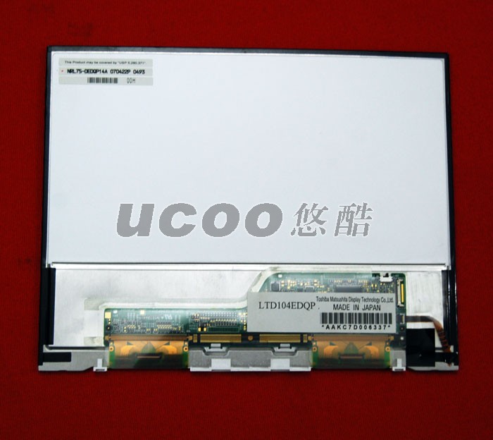 LTD104EDQP LTD104ED6P LTD104ED7P 东芝Toshiba 10.4寸LED笔记本液晶屏 分辨率1024*768。